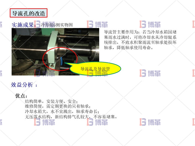 印刷行業(yè)簡易自動化LCIA案例 項目實施成果及效益分析 導(dǎo)流孔的改造